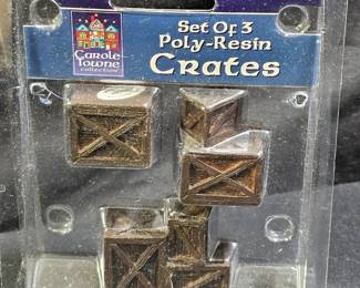 Carole Towne Collection Crates, Barrels, & Worker