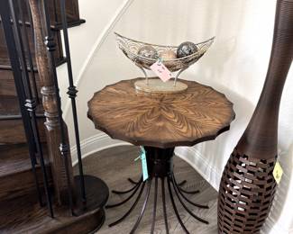 Beautiful accent table and decor