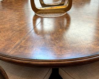 magnificent round dining room table and chairs