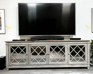 Beautiful Mirrored Credenza - TV NOT INCLUDED