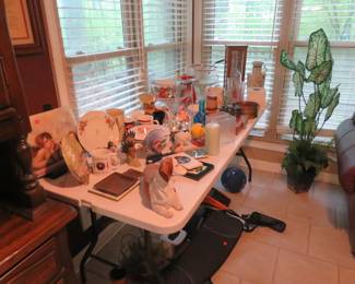 Assortment of many different items - kitchen, collectibles