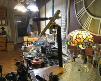 Brass wine bottle opener