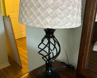 Metal lamp.  