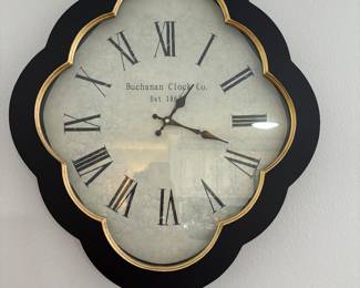 Old school clock with Roman numerals.  So, they used letters as numbers?