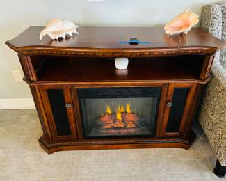 How can you go wrong with an electric fireplace here in frigid Florida?   