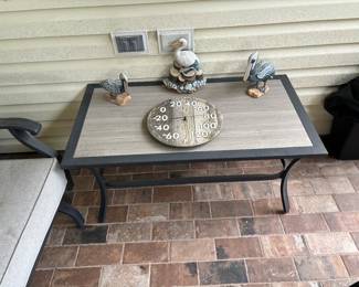 Thermometer shows 80 degrees.  Must be midnight.