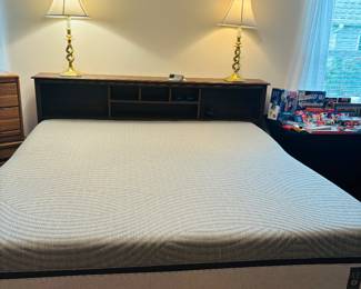 King bed.  Put a quarter in the slot for vibration effect.