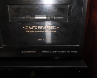 Sony dual cassette deck.  TC WR690.