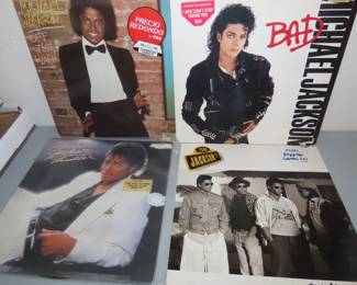 Micheal Jackson and the Jacksons LPs.
