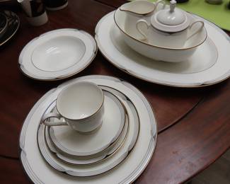 Lenox dinner set.