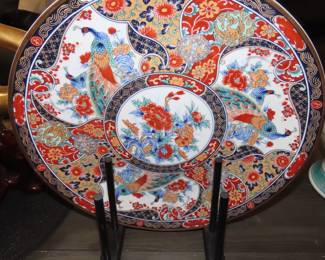Large Imari charger.