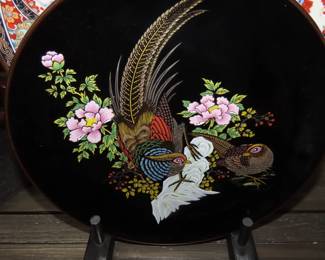 Asian decorative plate.