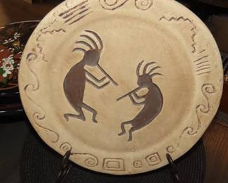 Kokopelli plate.