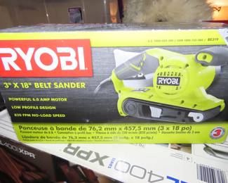 Brand new in box Ryobi belt sander.
