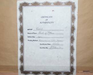 COA, Rapheal "School of Athena"