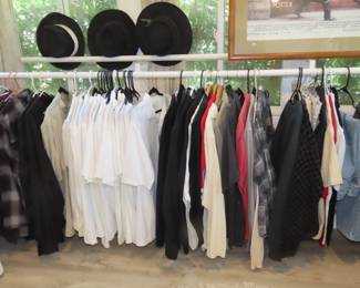 New with tags Izod golf shirts. Tommy Bahama and dress shirts.