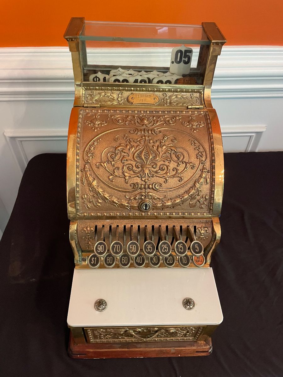 Antique national cash register - includes original keys
