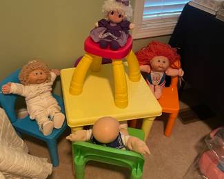 Cabbage patch kids and other toys