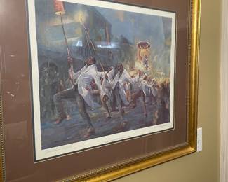 Rucker Mardi Gras flambeaux carriers