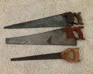 Disston and other vintage saws, some 1890 to 1940s