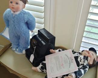 Baby Dolls, Vintage Metal Toy Cash Register