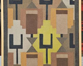 Rare Native American abstract Sand painting.