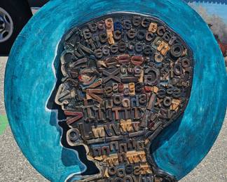 William Iaculla 40" Round. Wall sculpture.