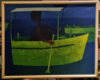 Jorge Vallejos Peruvian artist 24 x 30.