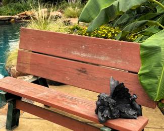 Bench/table.  Great for camping.