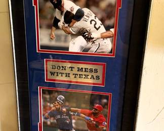 Nolan Ryan and Roughened Odor autographed