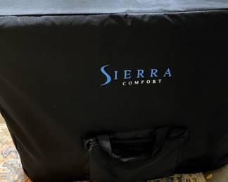 Folding portable massage table