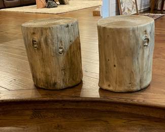 Faux tree stumps.... many uses.