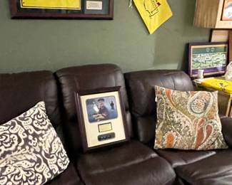 Electric fully adjustable leather recliners