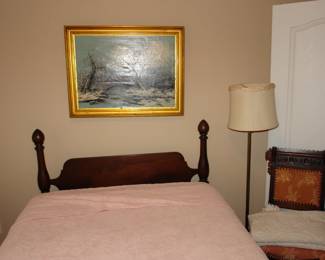 1840's antique Virginia rope bed