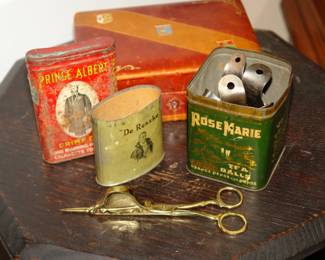 Vintage tin boxes