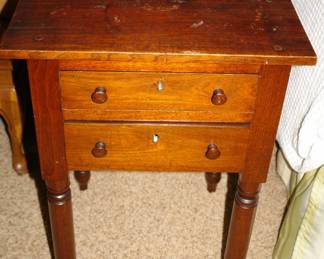 Southern Vernacular "Neat" Side Table, circa 1860. Provenance - Shenandoah Valley, Virginia