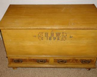 Hand-made trunk from Virginia - 1895