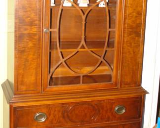 Mahogany China cabinet