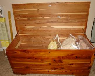 Cedar blanket chest