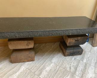 Another view of the bench