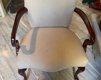 $120 Antique side chair. 22"d X 24"w X 35"h.