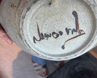 Close up of signature