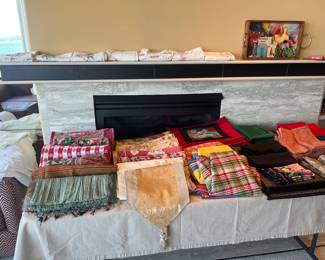 Table linens and more available for in-person shopping Friday and Saturday.