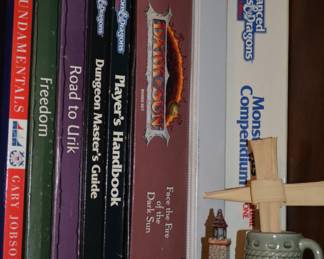 Vintage Dungeons and Dragons Books and Magazines. Early 1990’s and Early 2000’s. 