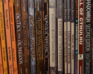 Vintage Dungeons and Dragons Books and Magazines. Early 1990’s and Early 2000’s. 