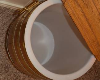 Vintage oak barrel cooler