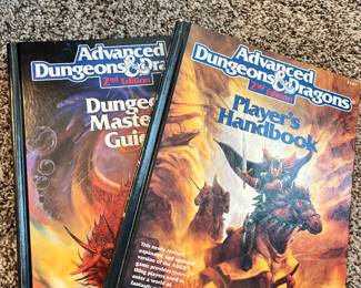 Vintage Dungeons and Dragons Books and Magazines. Early 1990’s and Early 2000’s. 