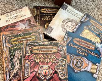 Vintage Dungeons and Dragons Books and Magazines. Early 1990’s and Early 2000’s. 