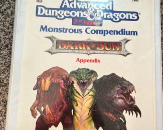 Vintage Dungeons and Dragons Books and Magazines. Early 1990’s and Early 2000’s. 