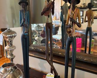 set of 3 Jazz Musicians figurines